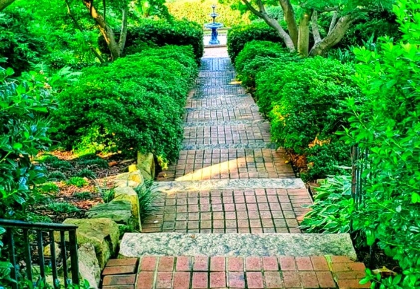 Steps at Memorial Gardens Concord NC