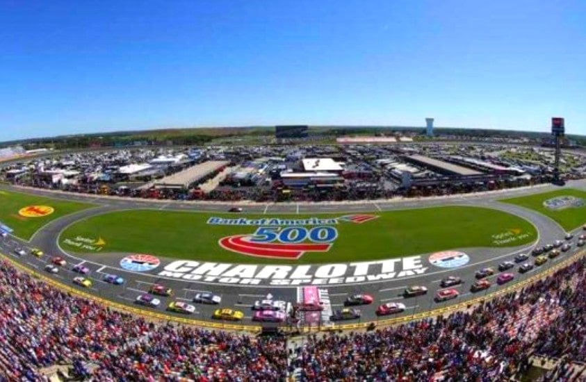 NASCAR Race at Charlotte Motor Speedway in Concord, NC