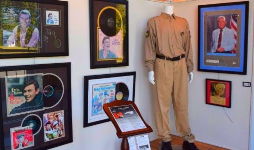 Andy Griffith booth NC Music Hall of Fame, Concord NC