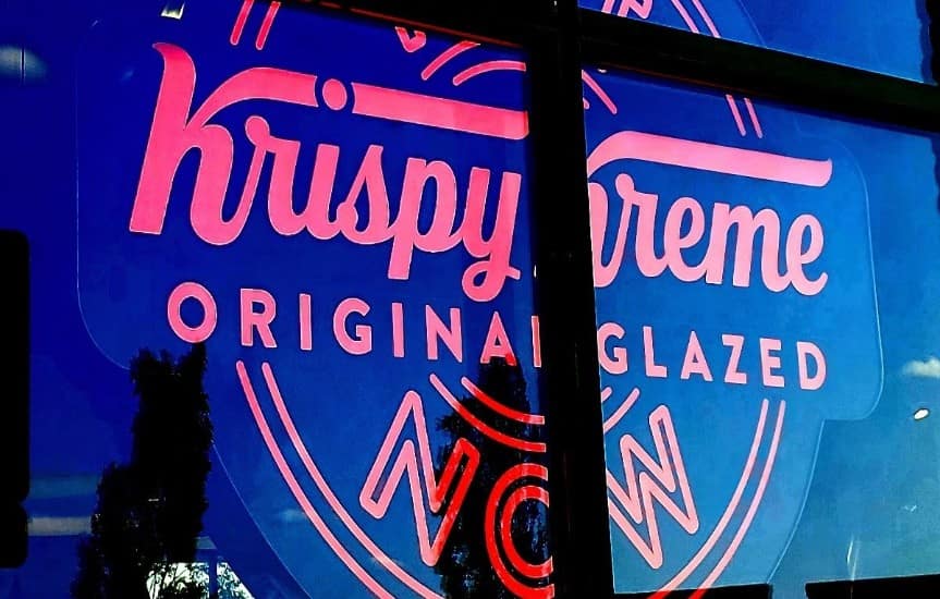 Krispy Kreme sign, Concord, NC