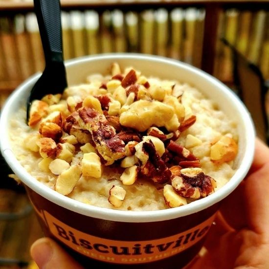 Oatmeal from Biscuitville in Roxboro, NC