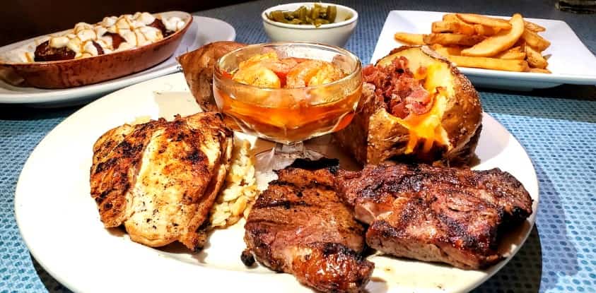 Clarksville Station in Roxboro, NC Steak Platter