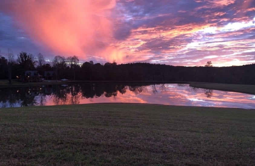 Sunset at Tunnel Creek