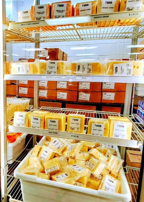 Cheese from Gossner's Foods Outlet Store in Cache Valley, Utah