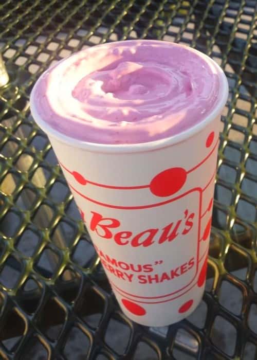 La Beau's Raspberry Shake Logan Canyon Utah