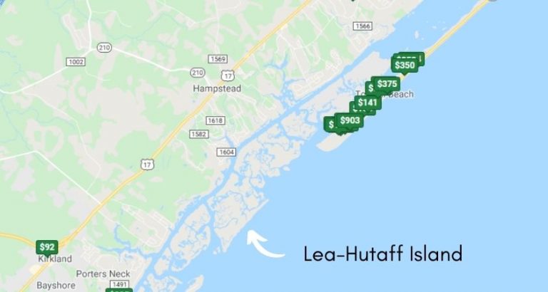 Lea-Hutaff Island Places To Stay Nearby NC Beaches
