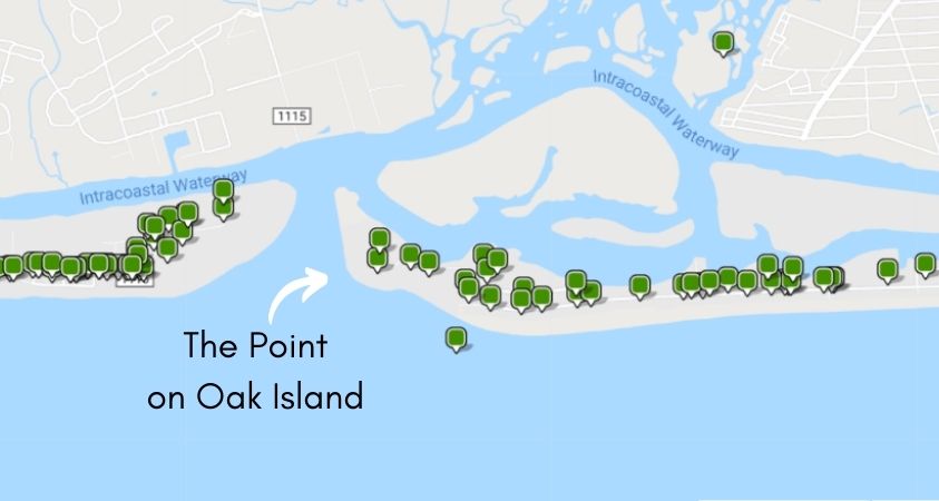 The Point On Oak Island Places To Stay NC beaches