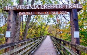 Virginia Creeper Trail entrance