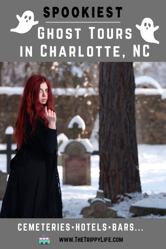 Best ghost tours in Charlotte, NC pinterest pin