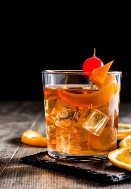 An Old Fashioned Cocktail for a speakeasy party