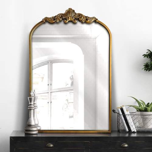 Vintage mirror for speakeasy decor