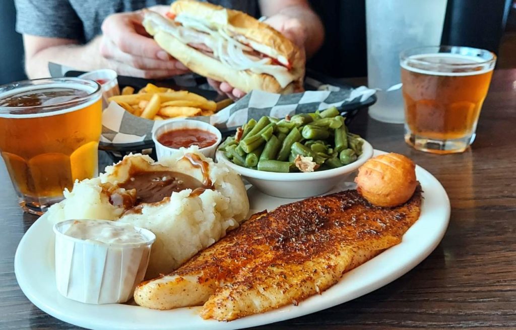 Catfish from JJ's Restaurant and Sports Bar in Abingdon, VA