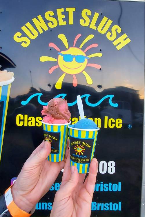 Sunset Slush Food Truck at Fiddlers' Convention in Abingdon, Virginia